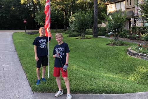 flag installation